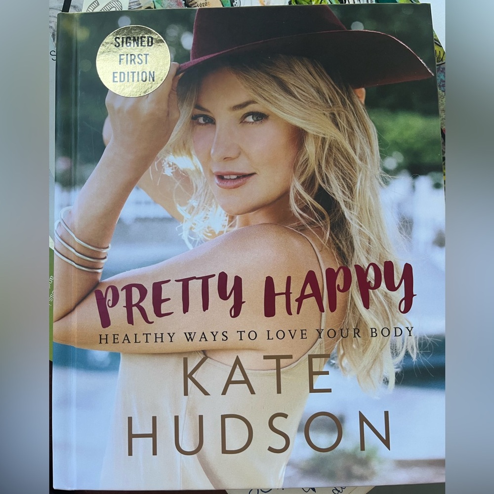 First edition, SIGNED copy, Kate Hudson Pretty Happy Book